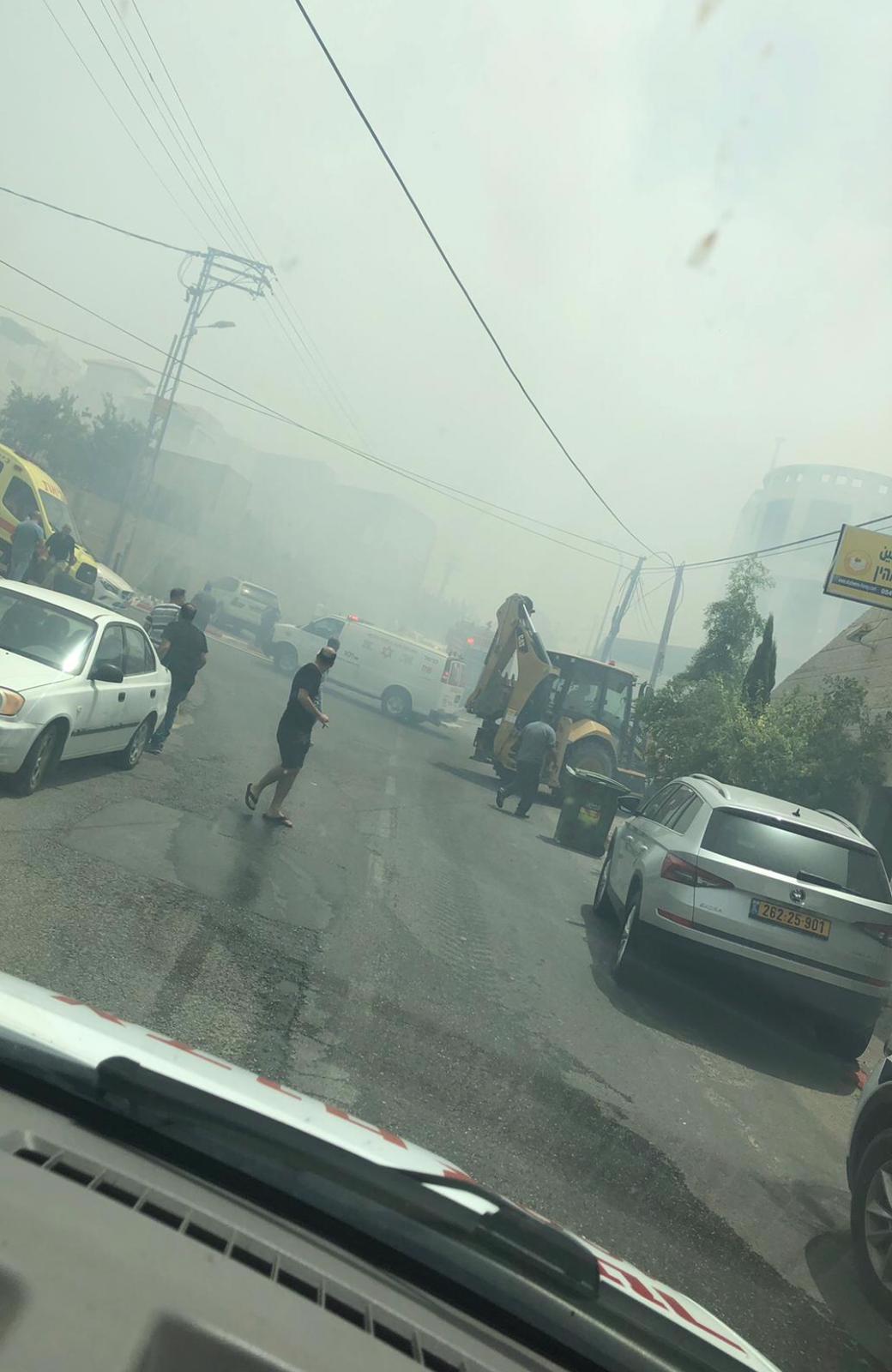 حرائق في حيفا والناصرة وعرعرة وبرطعة والقدس