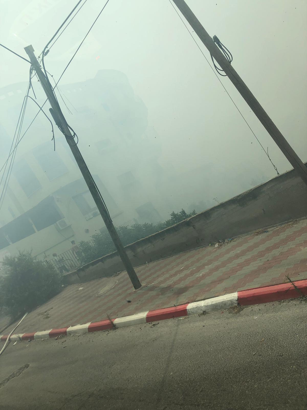 حرائق في حيفا والناصرة وعرعرة وبرطعة والقدس